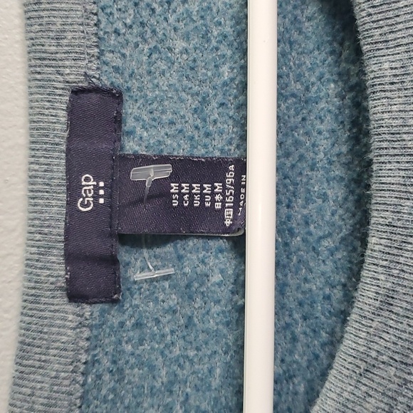 Gap sweatshirt women's size medium M blue white arrows G A P SF - Picture 4 of 8